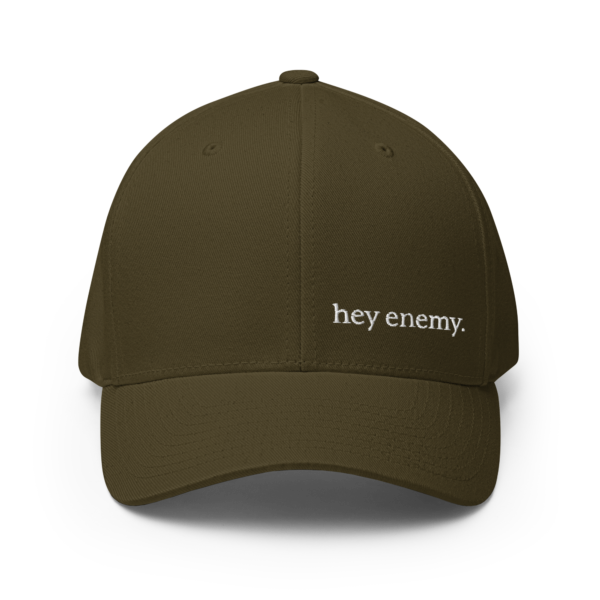 hey enemy Structured Twill Cap