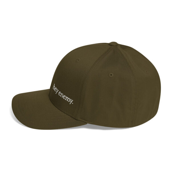 hey enemy Structured Twill Cap - Image 9