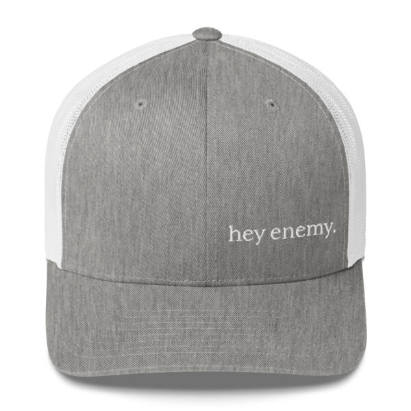 hey enemy Embroidered Trucker Cap - Image 13