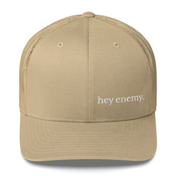 hey enemy Embroidered Trucker Cap - Image 14