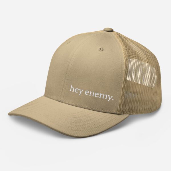 hey enemy Embroidered Trucker Cap - Image 7