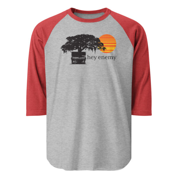 hey enemy 3/4 Sleeve Raglan Shirt - Image 2