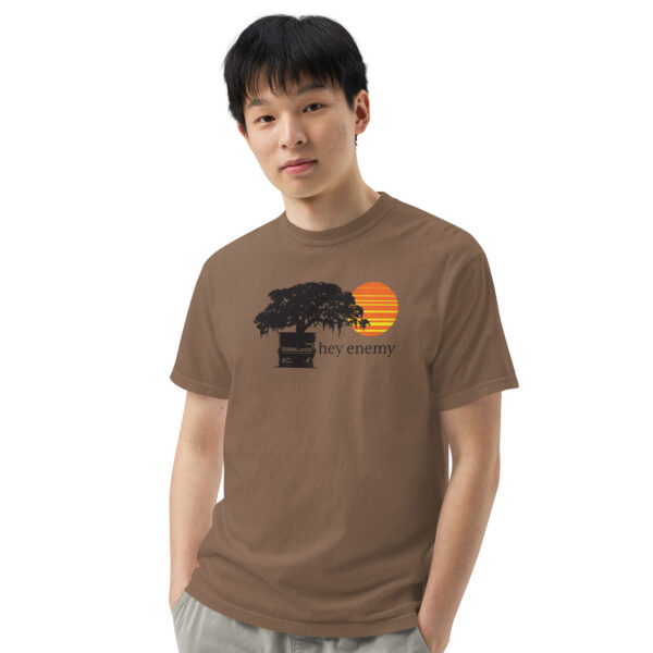 hey enemy Garment-Dyed Heavyweight Tee (Unisex) - Image 3