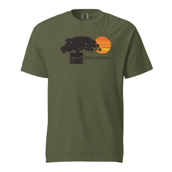hey enemy Garment-Dyed Heavyweight Tee (Unisex) - Image 5