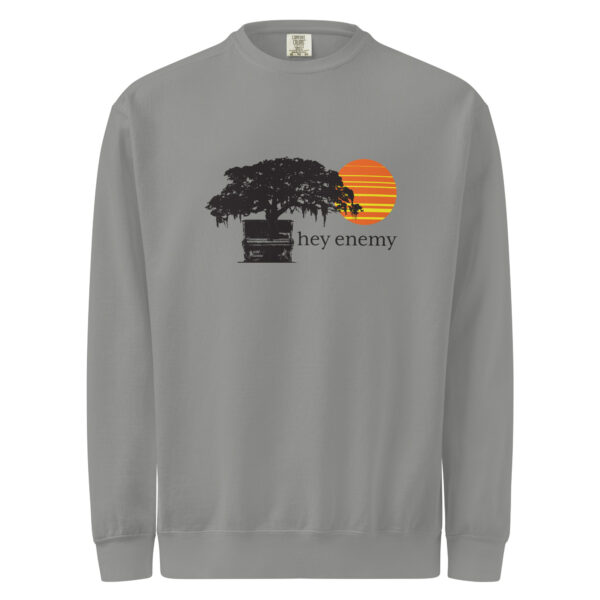 hey enemy Garment-Dyed Sweatshirt (Unisex) - Image 12